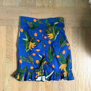 Farm Rio for Anthropologie tropical skirt